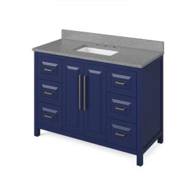 Base with Sink Top Hale Blue Blue / Purple Vanities