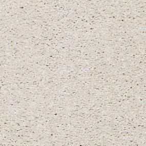Textured Saxony Full Moon White Carpet