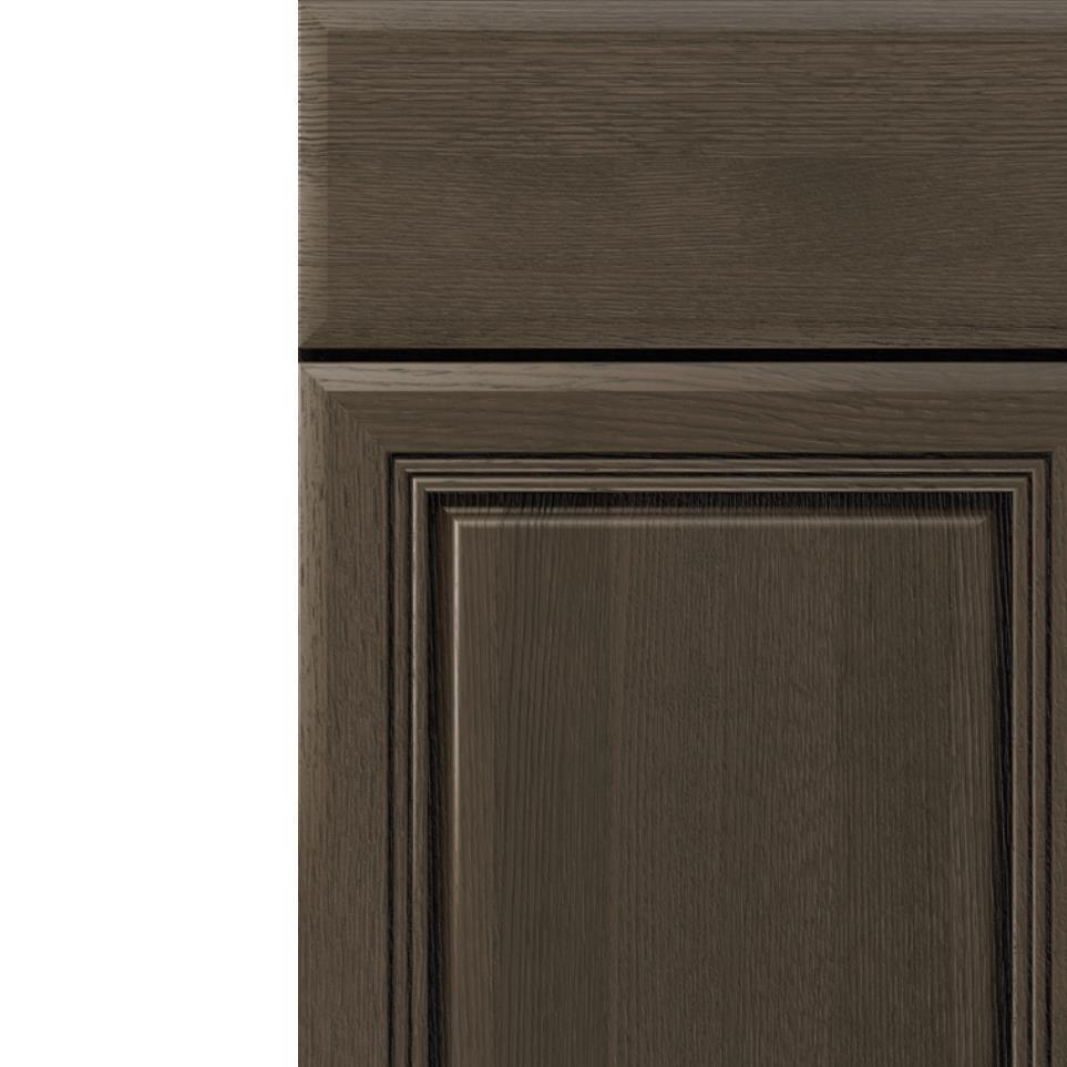 Square Boulder Dark Finish Square Cabinets