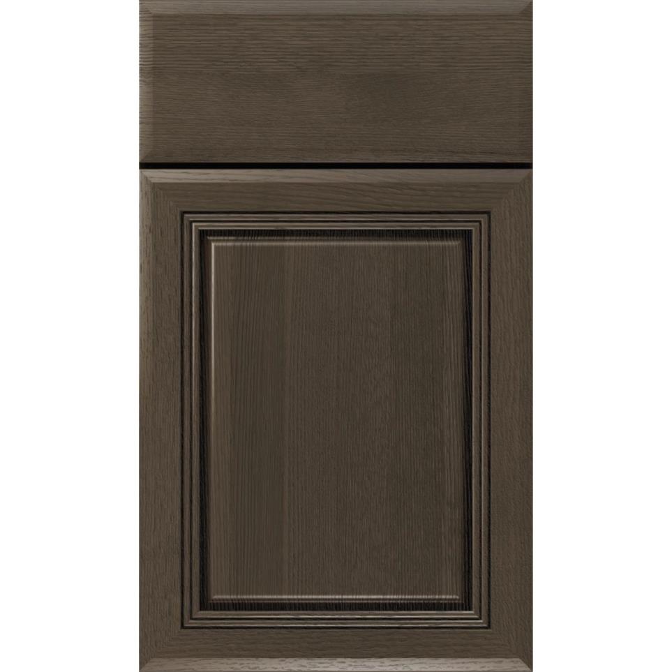 Square Boulder Dark Finish Square Cabinets