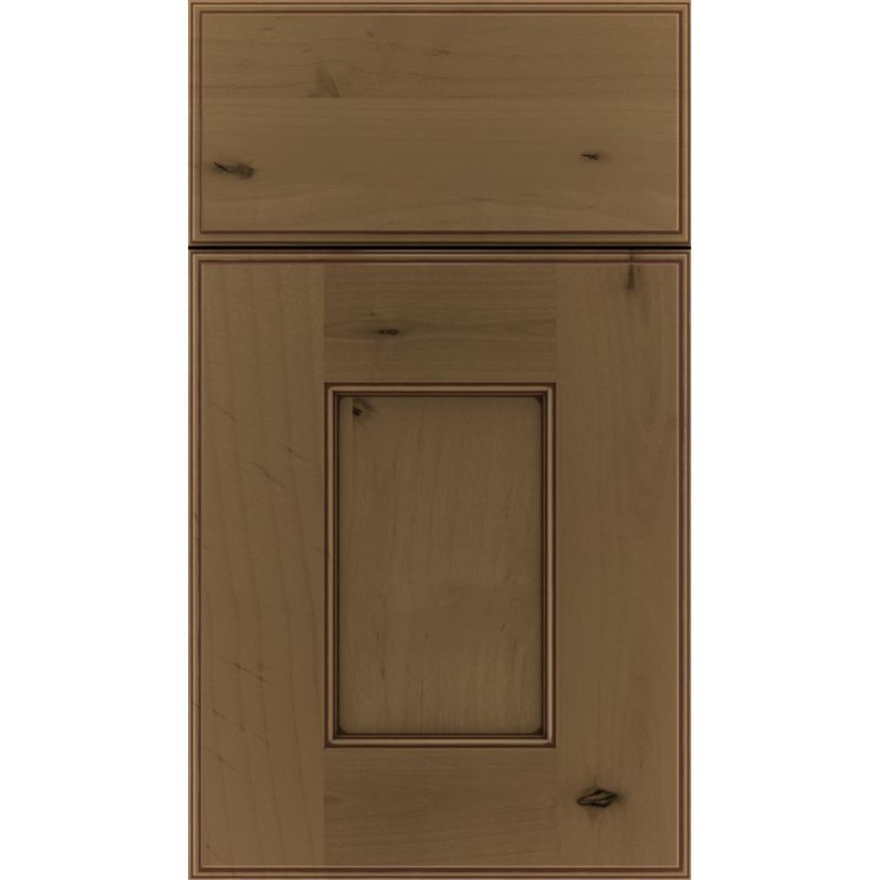 Square Frappe Mocha Glaze Glaze - Stain Square Cabinets