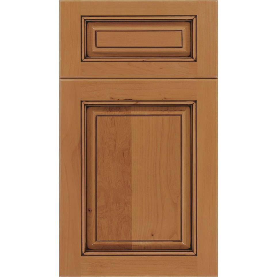 Square Ginger Mocha Glaze Glaze - Stain Square Cabinets
