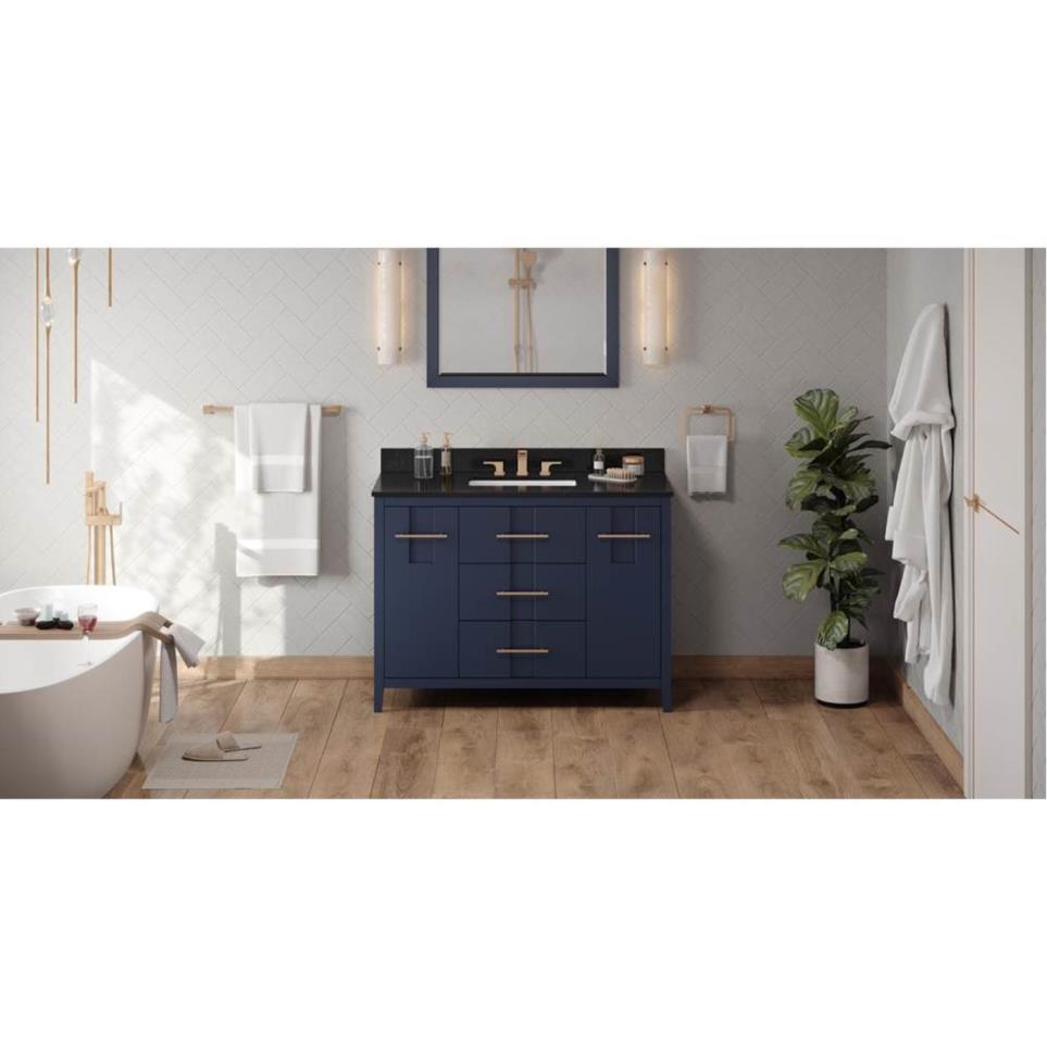 Base with Sink Top Hale Blue Blue / Purple Vanities