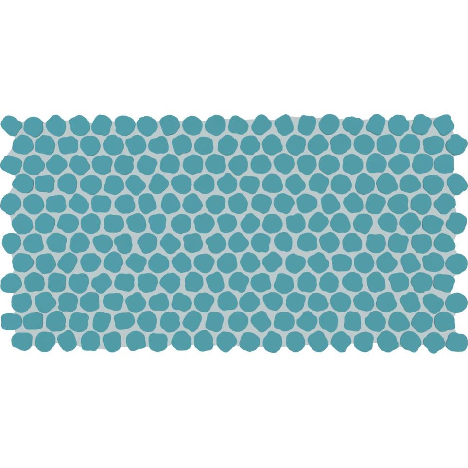 Mosaic Ocean Blue Matte Blue Tile