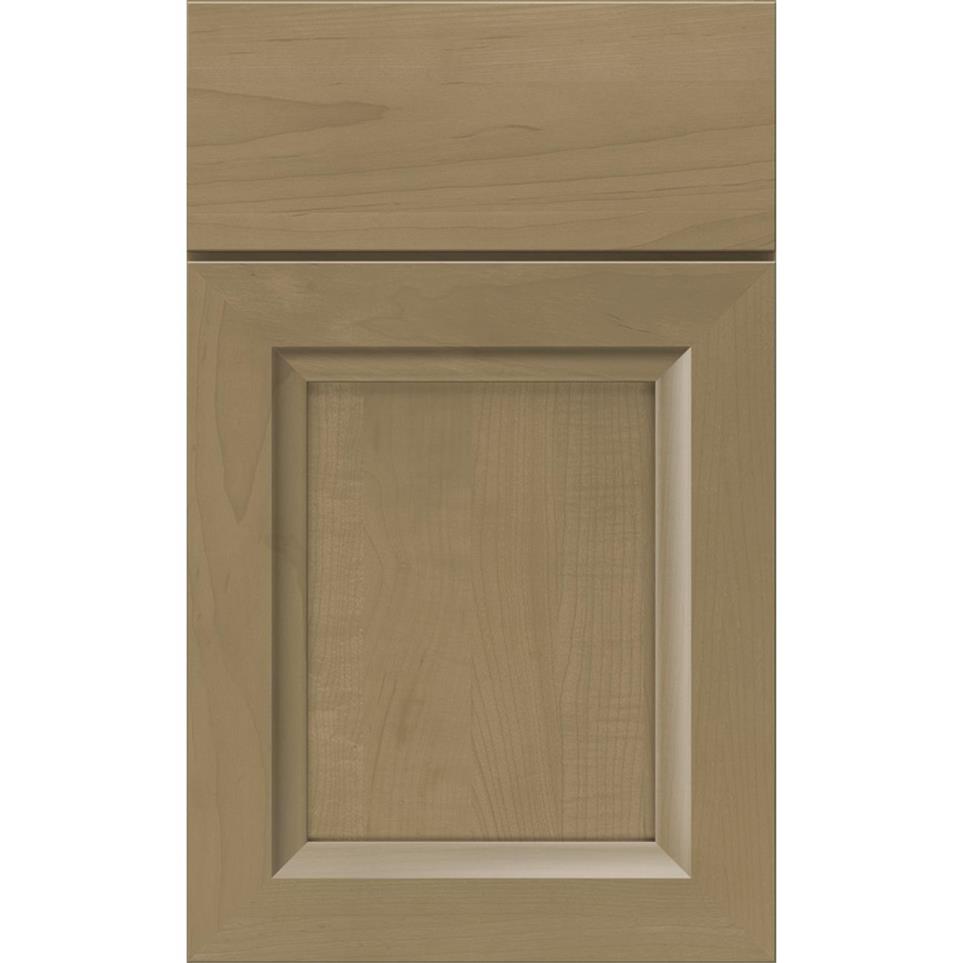 Square Buckskin Medium Finish Square Cabinets