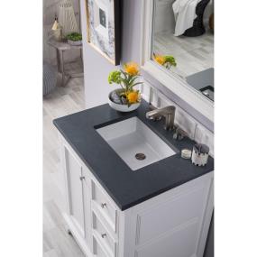 Base with Sink Top Bright White White Vanities