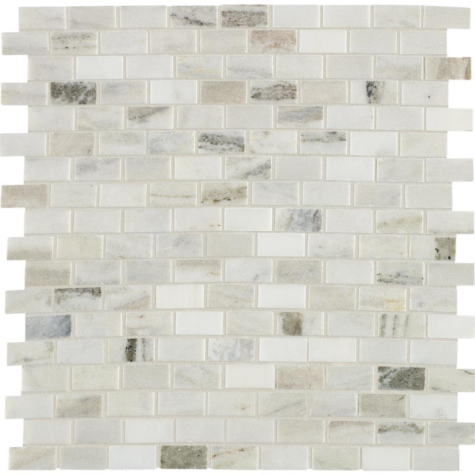 Mosaic Panaro Blend Polished White Tile