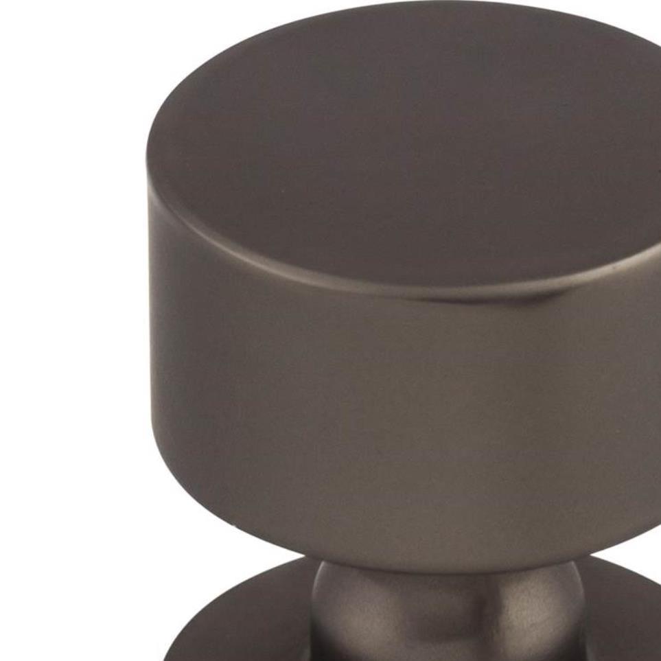 Knob Ash Gray Chrome Knobs