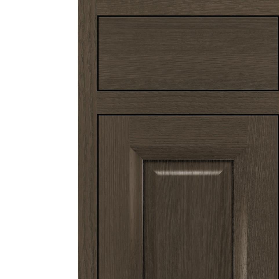 Inset Boulder Dark Finish Inset Cabinets