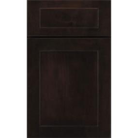 Square Chocolate Dark Finish Square Cabinets