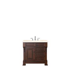 Base with Sink Top Warm Cherry Medium Finish Vanities