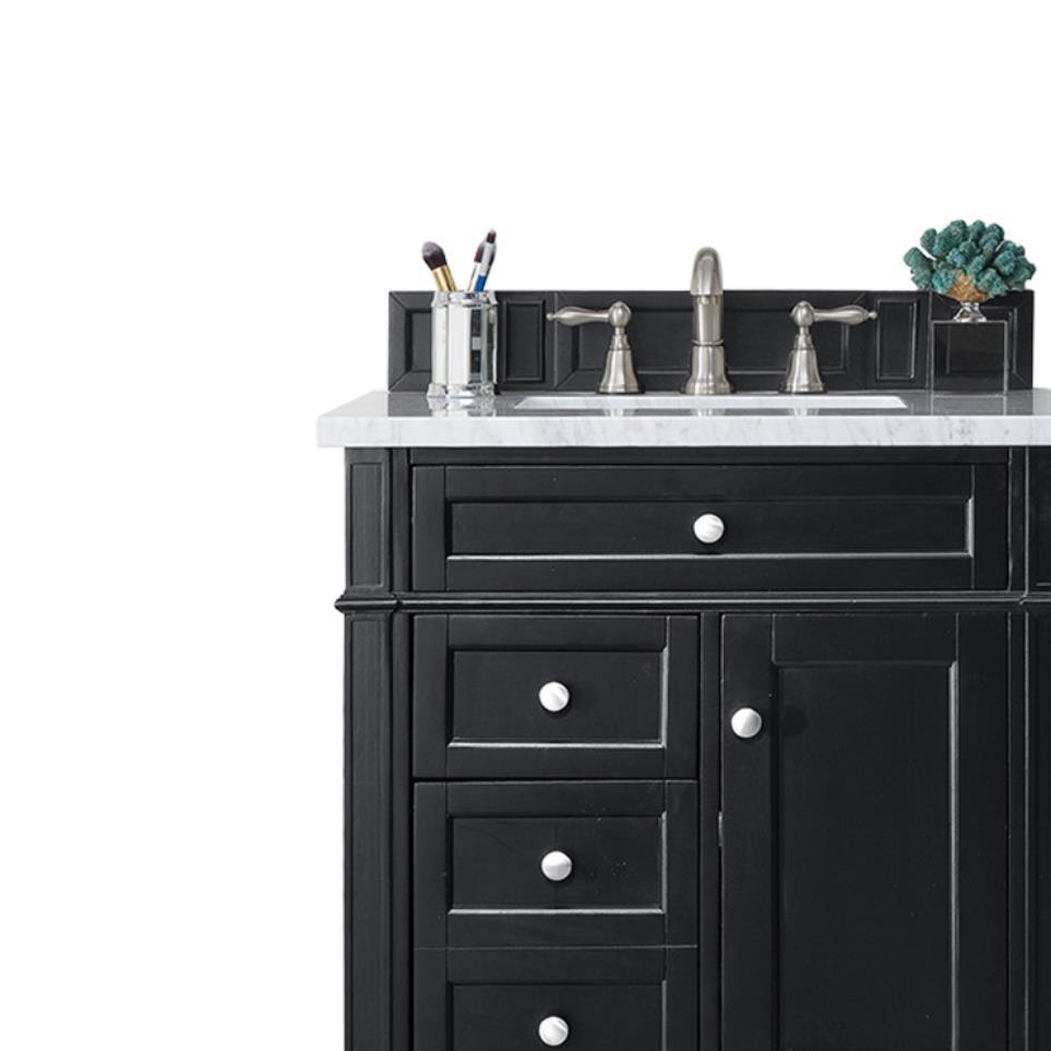 Base with Sink Top Black Onyx Grey / Black Vanities