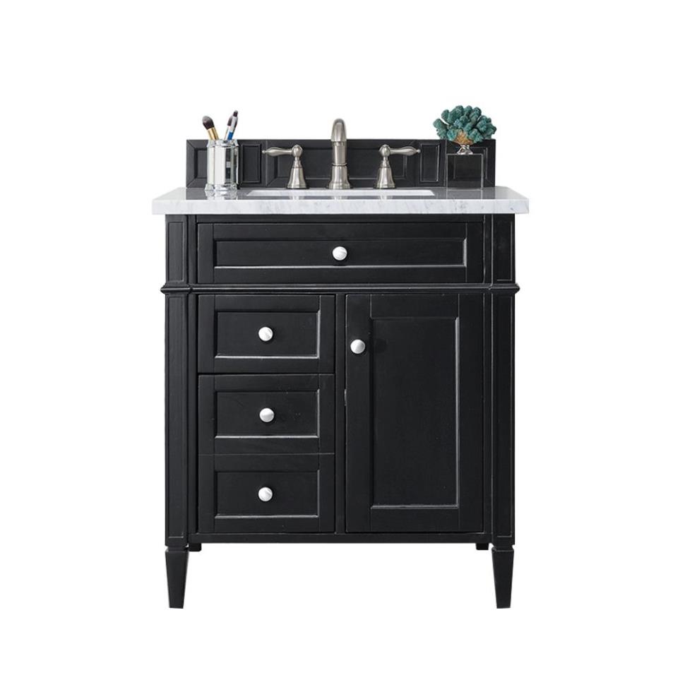 Base with Sink Top Black Onyx Grey / Black Vanities