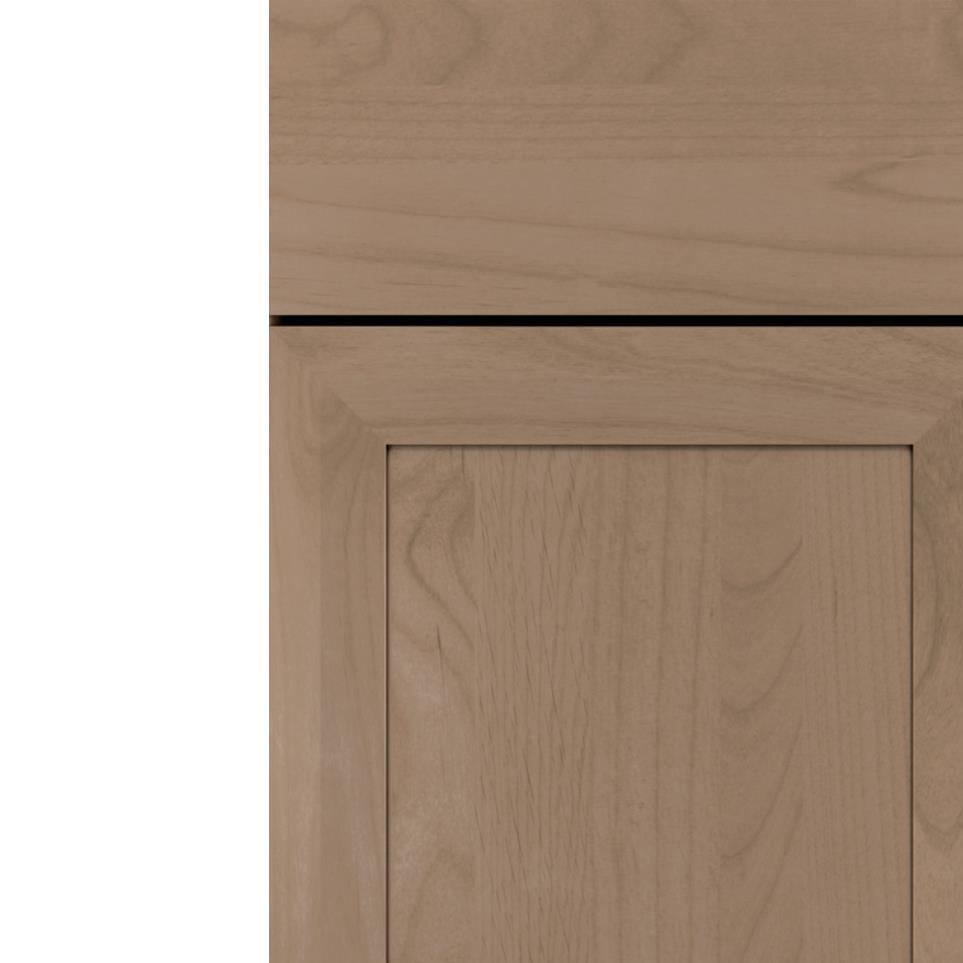 Square Boardwalk Light Finish Square Cabinets