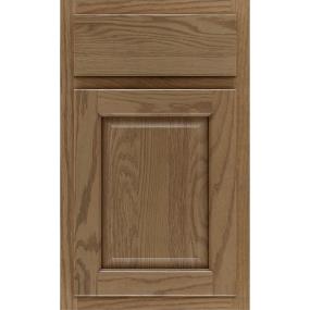 Square Buckskin Medium Finish Square Cabinets