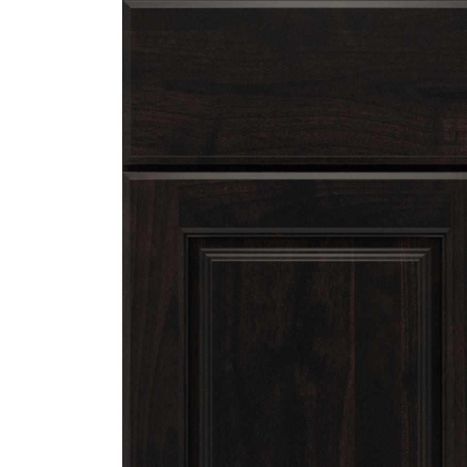 Square Chocolate Dark Finish Square Cabinets