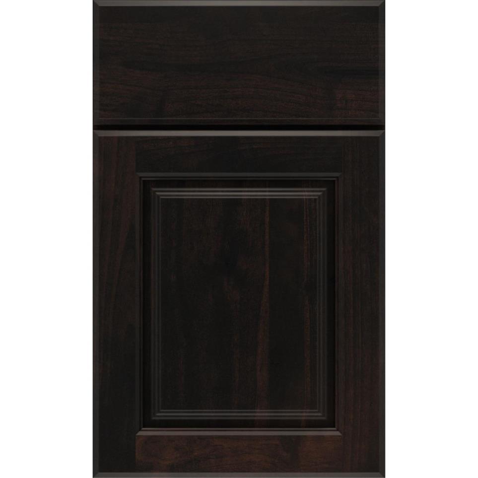 Square Chocolate Dark Finish Square Cabinets