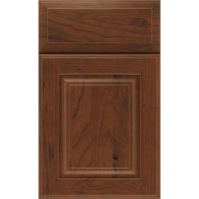 Raised Tundra Dark Finish Raised Cabinets