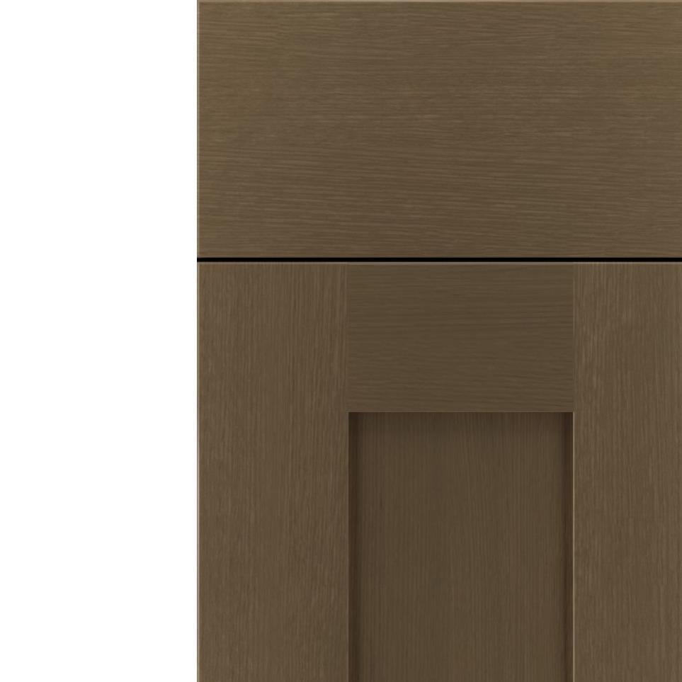 Square Cortado Medium Finish Square Cabinets