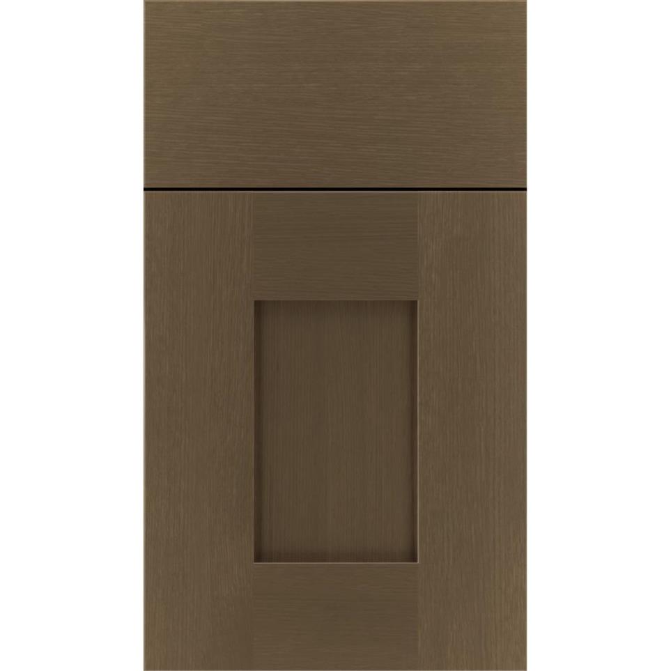 Square Cortado Medium Finish Square Cabinets