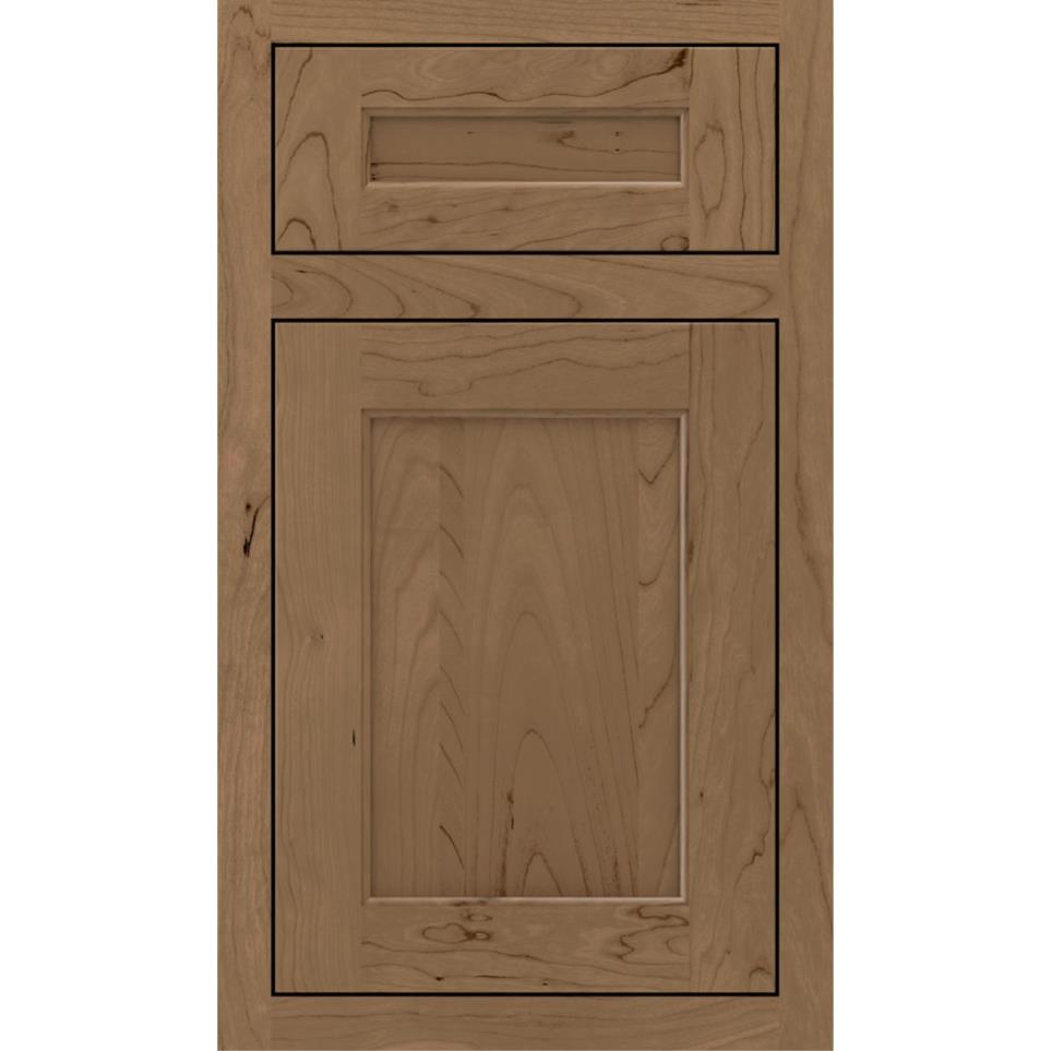 Inset Buckskin Medium Finish Inset Cabinets