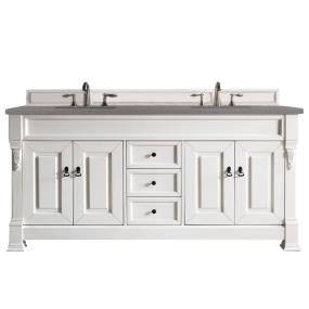 Base with Sink Top Bright White White Vanities