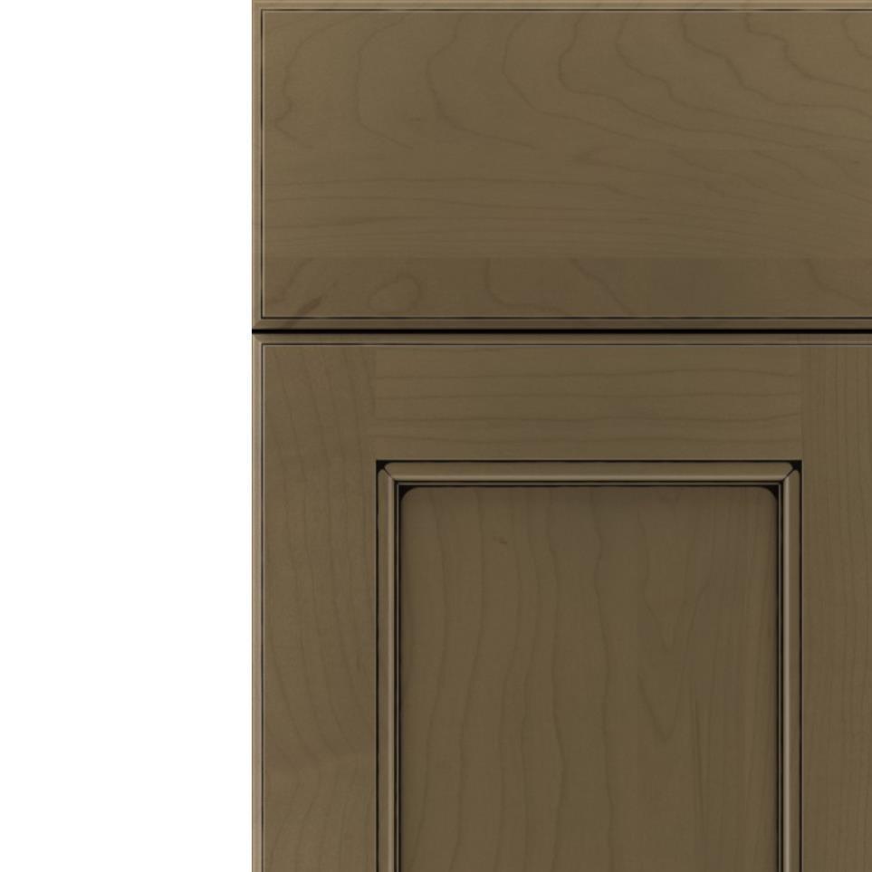 Square Cortado Black Glaze Glaze - Stain Square Cabinets