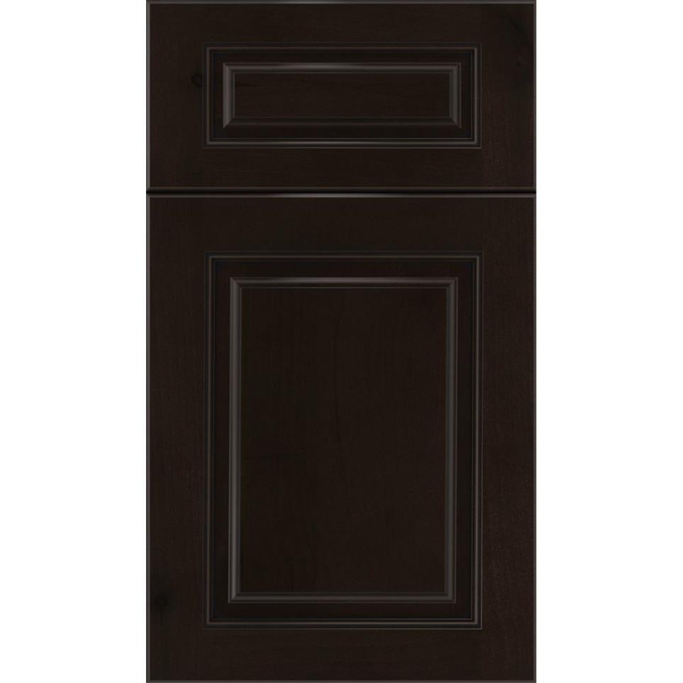 Square Espresso Black Glaze Glaze - Stain Square Cabinets