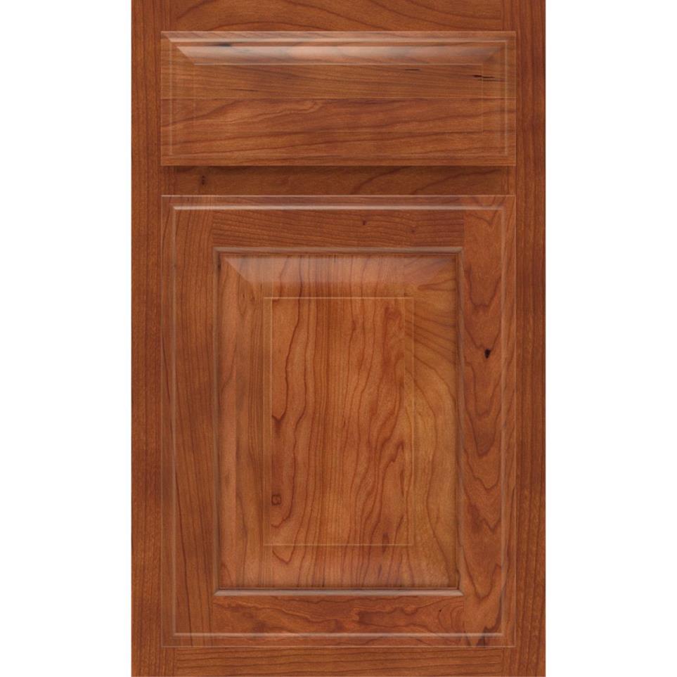 Square Cattail Medium Finish Square Cabinets