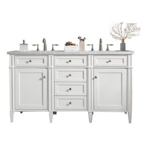 Base with Sink Top Bright White White Vanities