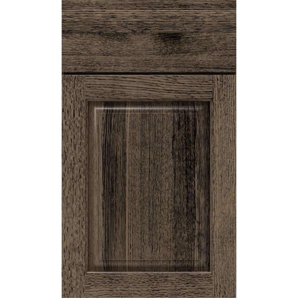 Square Cliff Relic Dark Finish Square Cabinets