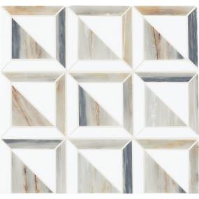 Mosaic Azure Blend Polished Gray Tile