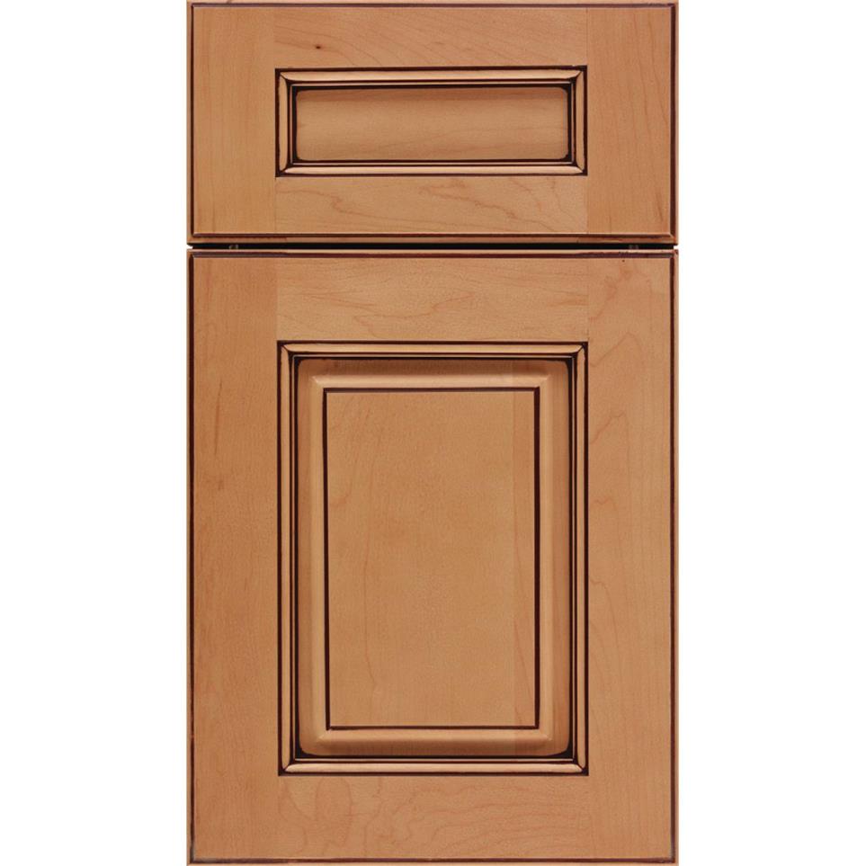 5 Piece Ginger Mocha Glaze Glaze - Stain 5 Piece Cabinets