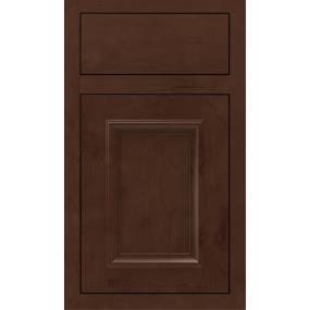 Square Bombay Dark Finish Square Cabinets