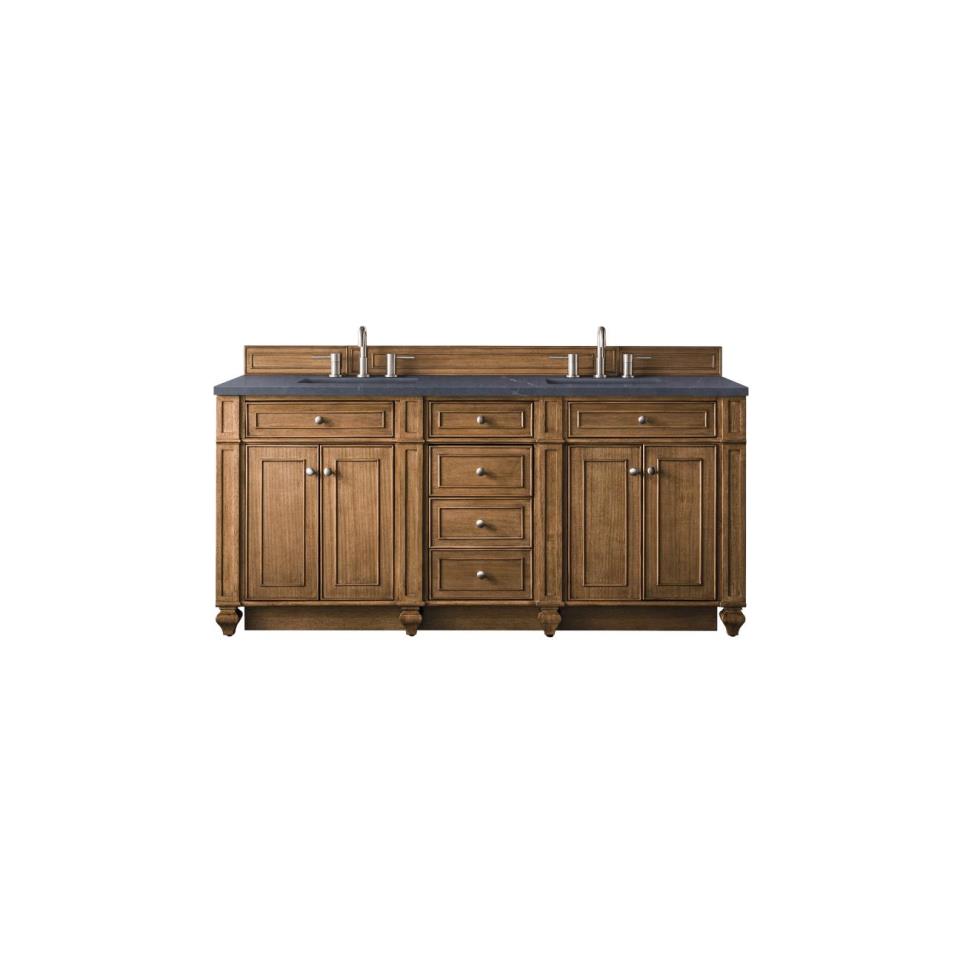 Base with Sink Top Saddle Brown Medium Finish Vanities