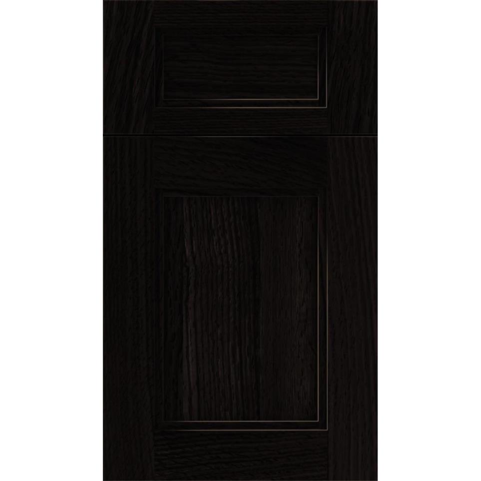 5 Piece Charcoal Dark Finish 5 Piece Cabinets