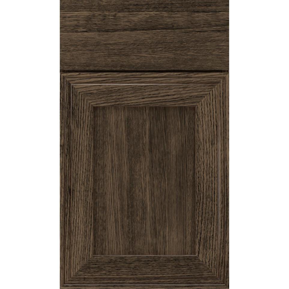 Square Gunny Relic Dark Finish Square Cabinets