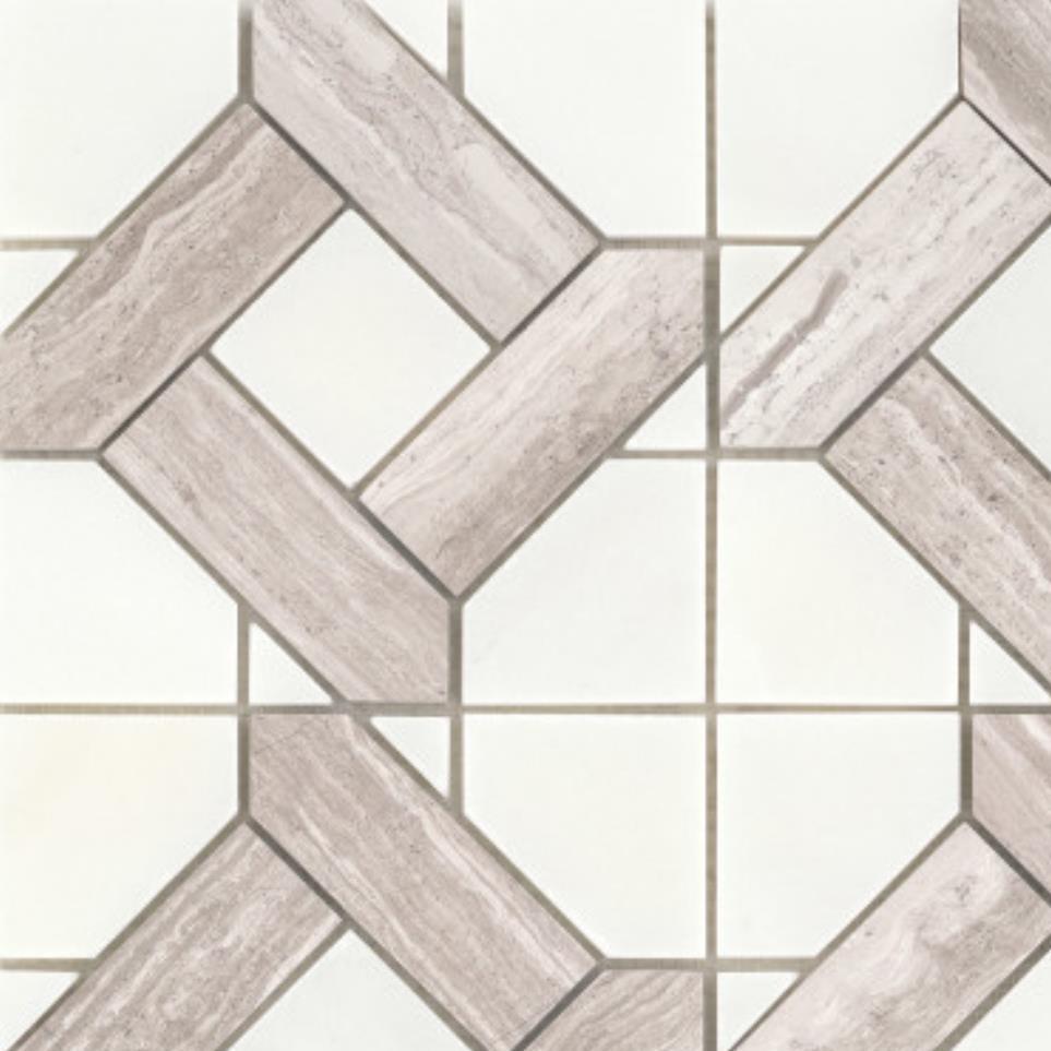 Mosaic Cream Beige/Tan Tile