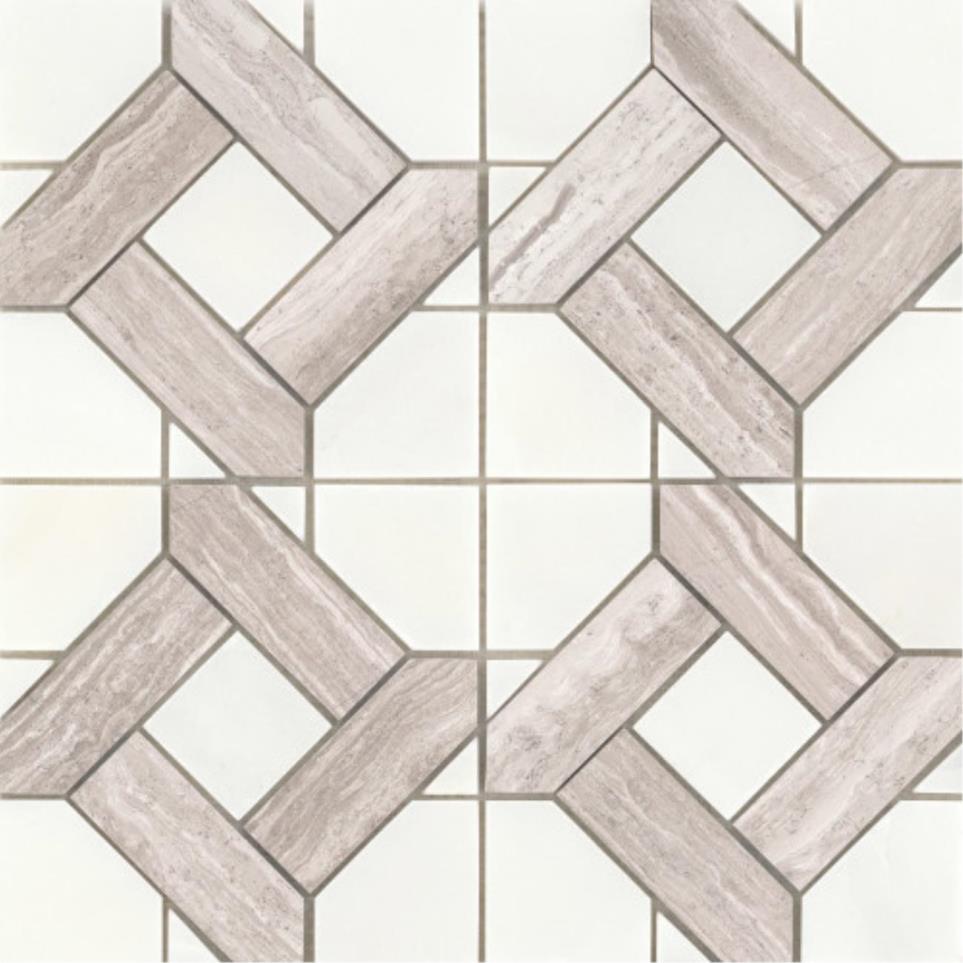 Mosaic Cream Beige/Tan Tile