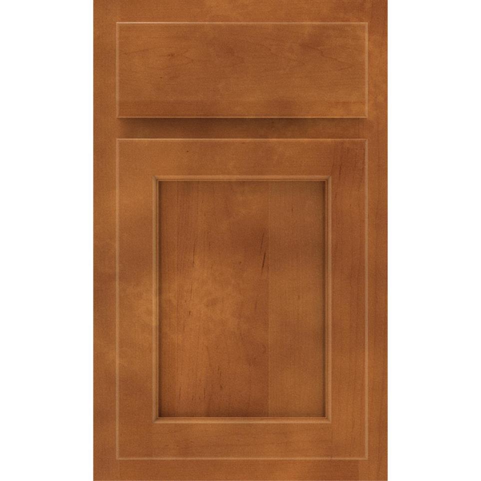 Square Cattail Medium Finish Square Cabinets