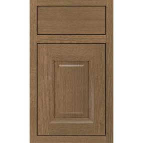 Square Gunny Medium Finish Square Cabinets