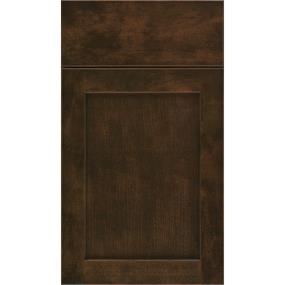 Square Umber Dark Finish Square Cabinets