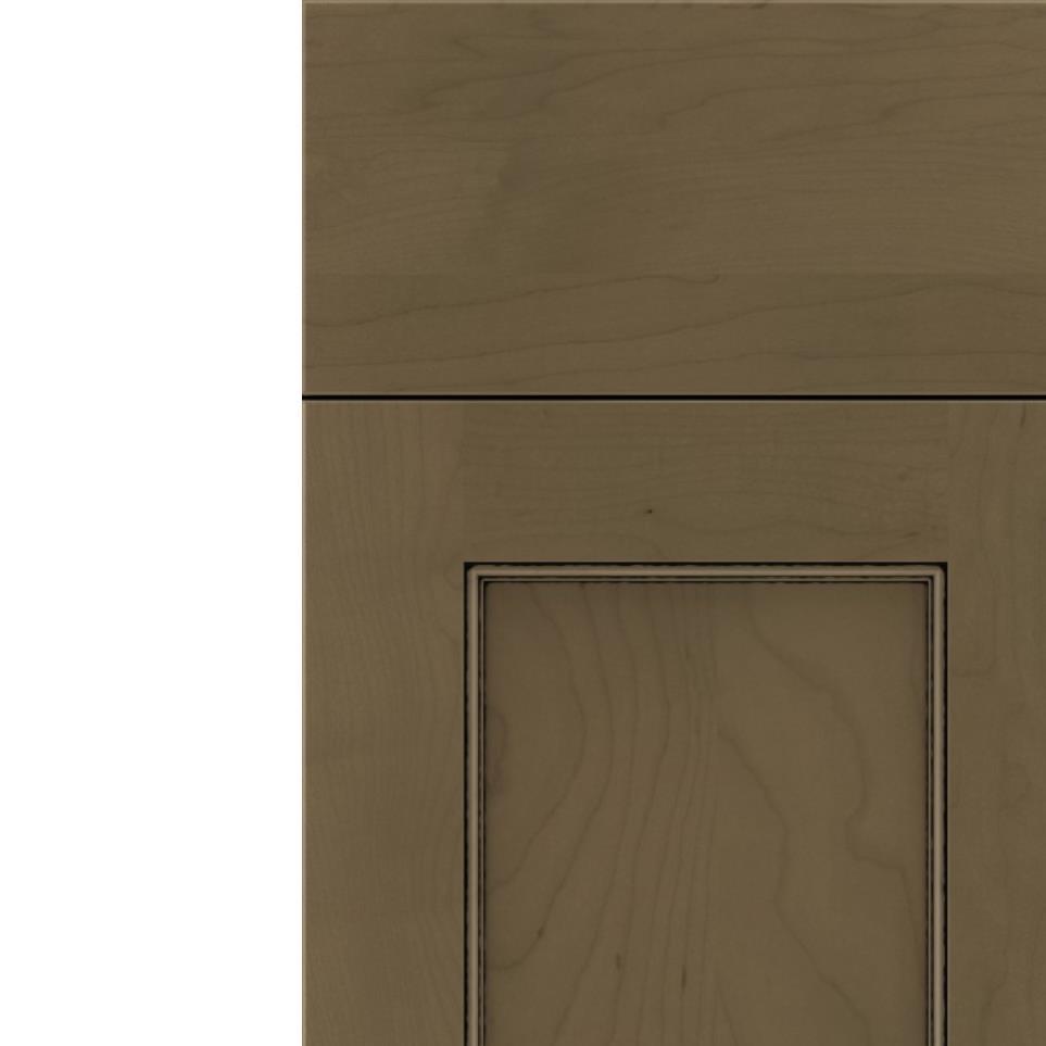 Square Cortado Black Glaze Glaze - Stain Square Cabinets