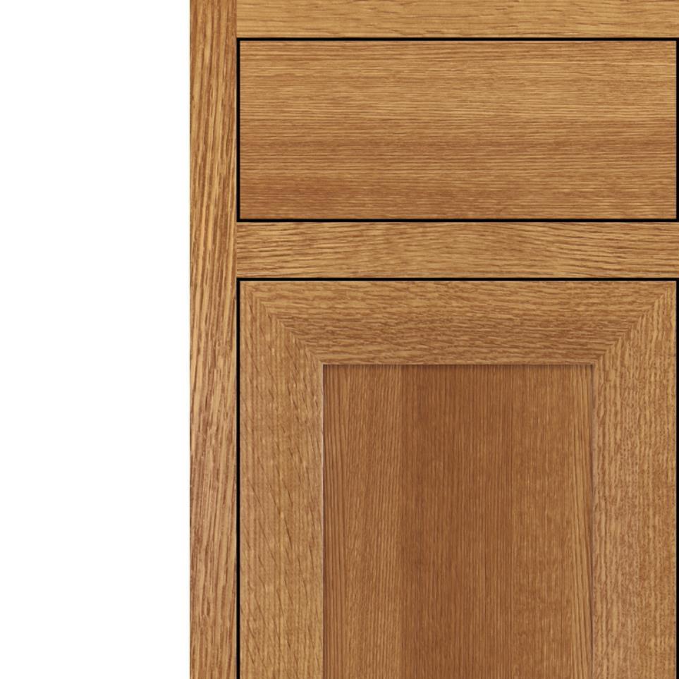 Inset Sandpiper Light Finish Inset Cabinets