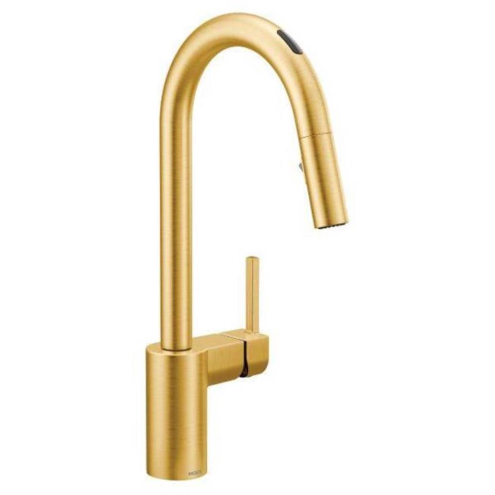 Kitchen Brushed Gold Brass / Gold Faucets