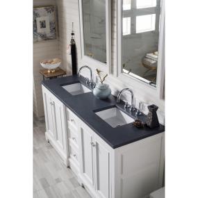 Base with Sink Top Bright White White Vanities