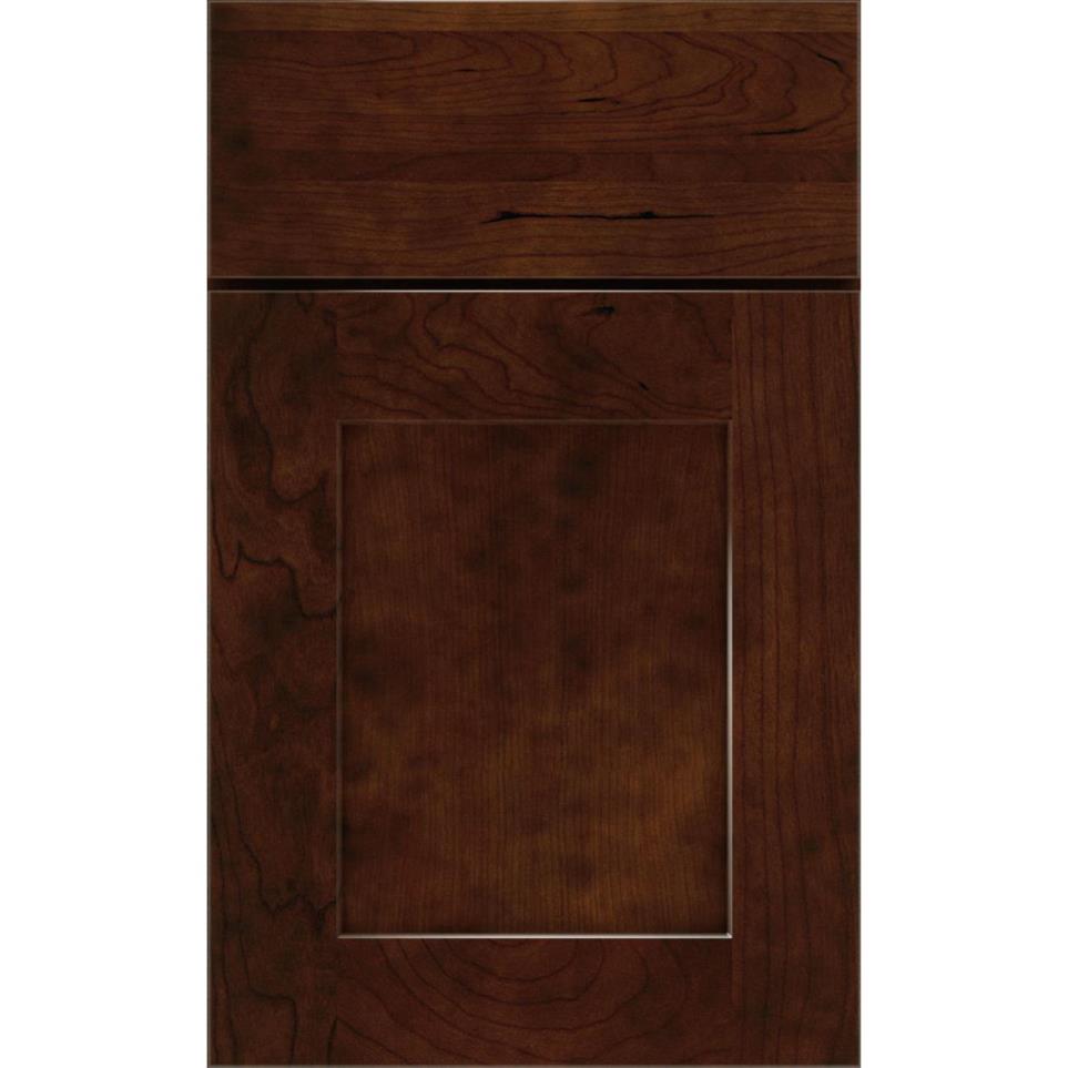 Square Chocolate Dark Finish Square Cabinets