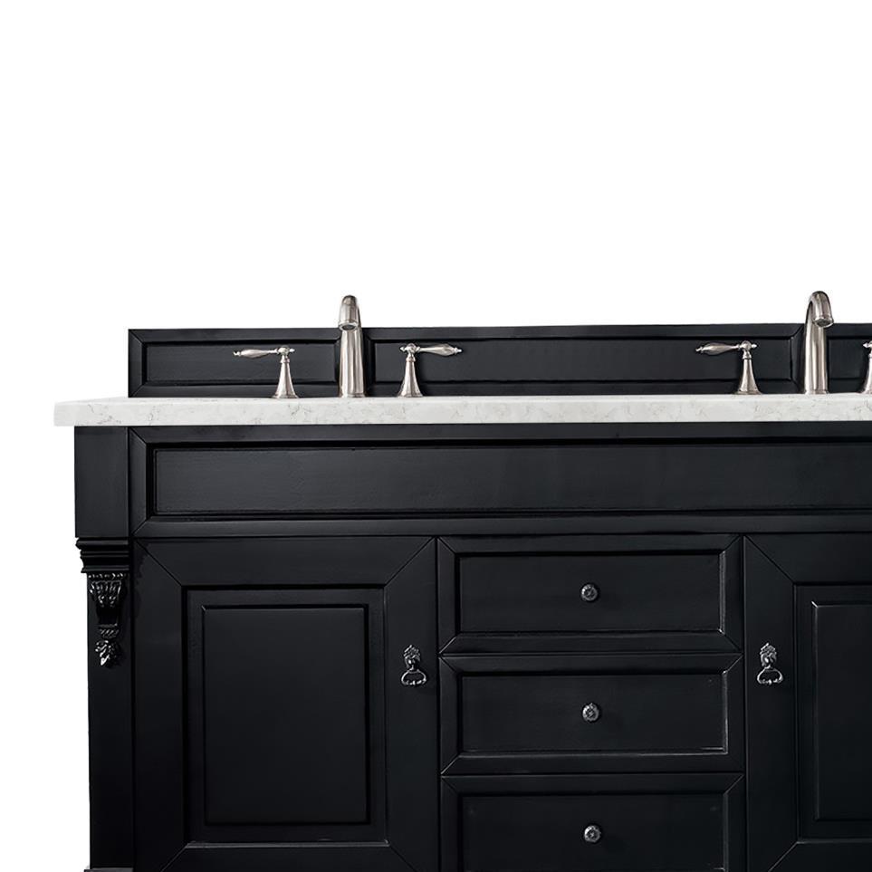 Base with Sink Top Antique Black Grey / Black Vanities