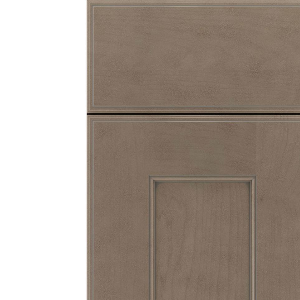 Square Winter Pewter Glaze Glaze - Stain Square Cabinets