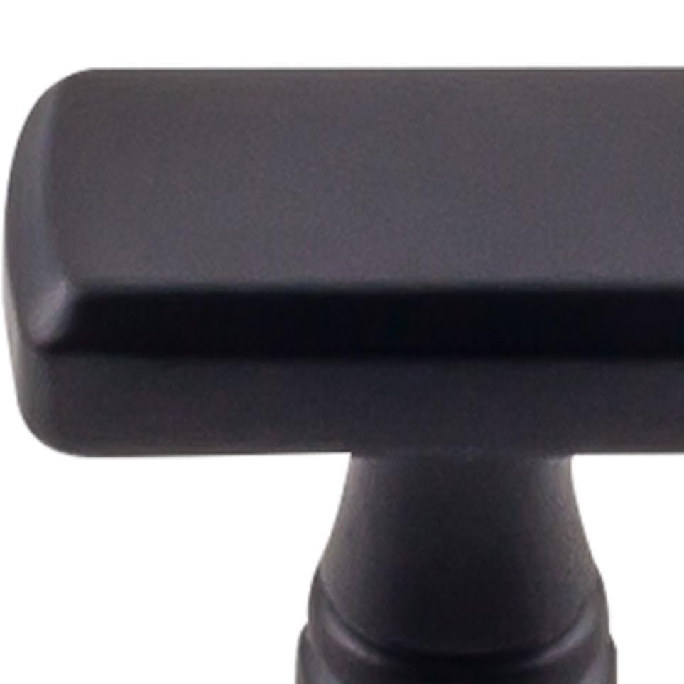 Knob Flat Black Black Knobs